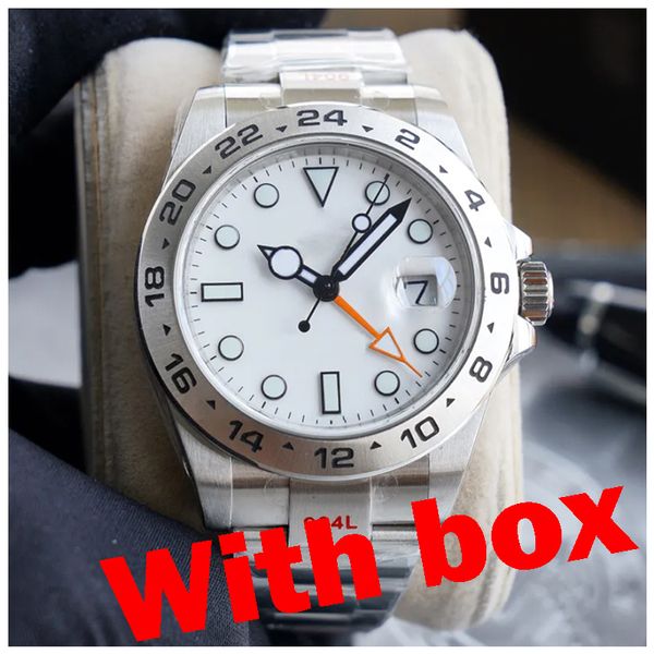 Роскошные дизайнерские часы Mens Watch Quality Automatic Mechanical 904L Ceramic Bezel Sapphire стеклянные водонепроницаемы