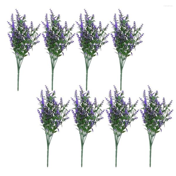 Fiori Decorativi Fiori Artificiali Lavanda Finta Per Vaso Decorazioni Per Feste Centrotavola Fai Da Te Realistico Simulato