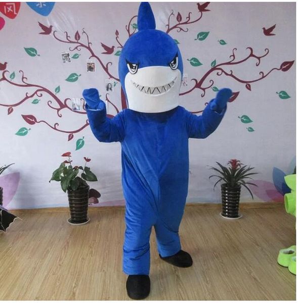 professionale fatto nuovo costume della mascotte dello squalo marino di Natale costume di carnevale di Halloween vestito di spettacolo di celebrazione di apertura del centro commerciale per taglia adulta