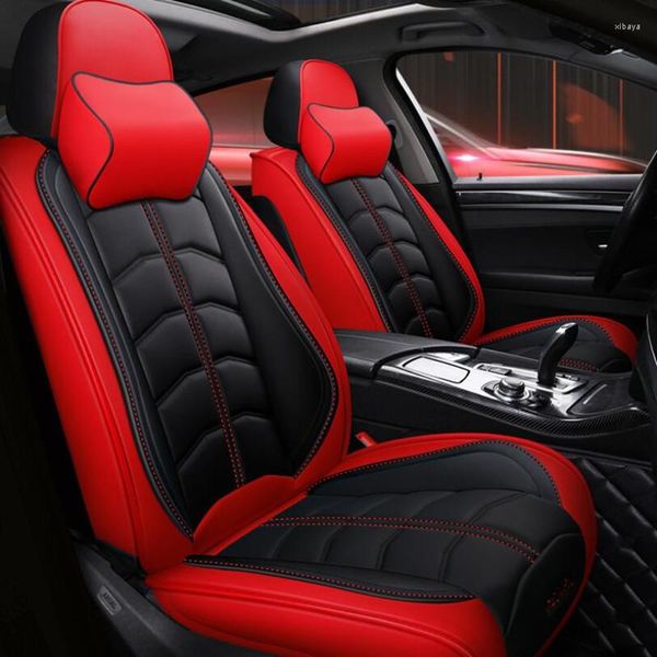Housses de siège de voiture Auto couverture en cuir de vachette universelle pour E30 E34 E36 E39 E46 E60 E90 F10 F30 X3 X5 X6 accessoires style