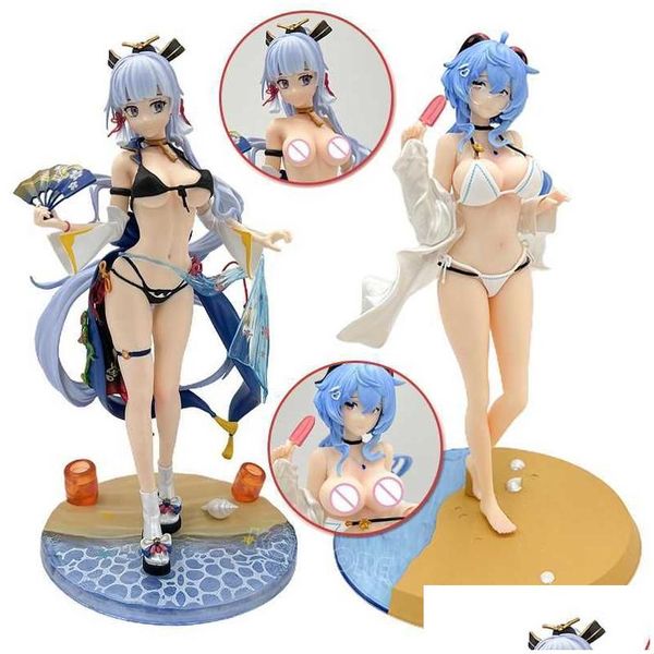 Aktionsspielfiguren 26 cm Impact Kamisato Y Charakter Klee/Mona Sammlerpuppe Spielzeug R230711 Drop Delivery Geschenke Dh3Ai