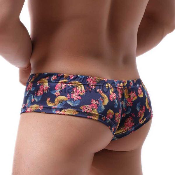 UNDUPTS BOXER MENS iç çamaşırı Erkekler Düşük Bel Baskı Boksörleri Panties Adam Seksi Büyük U Dışbükey Torak Boksörleri Kanallar Lingerie Pürüzsüz UNDUTS J230713