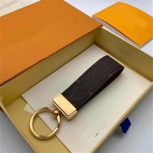 Lüks tasarımcı anahtarlık yüksek kaliteli deri anahtarlıklar l mektup araba moda anahtarları yüzük kordon sevimli anahtar cüzdan zincir zinciri po307v