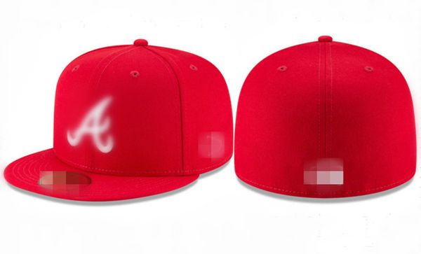 Оптовая марка Braves A Письмо бейсболковые шапки мужчины женские грузовики Sport Bone Aba ret Gorras Fitted Hats H9-7.13