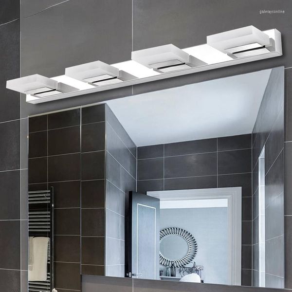 Настенная лампа Современное светодиодное зеркальное освещение косметическая акриловая ванная комната освещение водонепроницаемой тщеславие Wy428