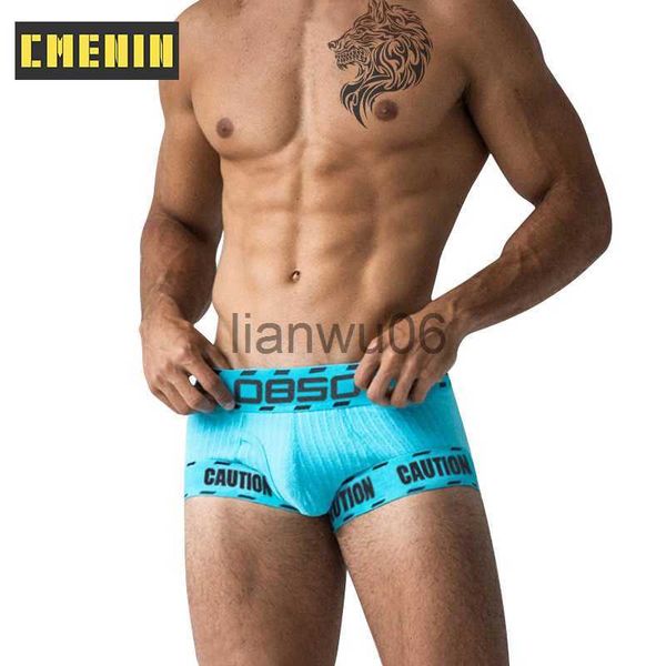 Cuecas CMENIN Algodão Homem Cueca Boxer Masculino Satin Soft Cuecas Gay Sexy Cuecas Boxers Shorts Cuecas Masculino J230713