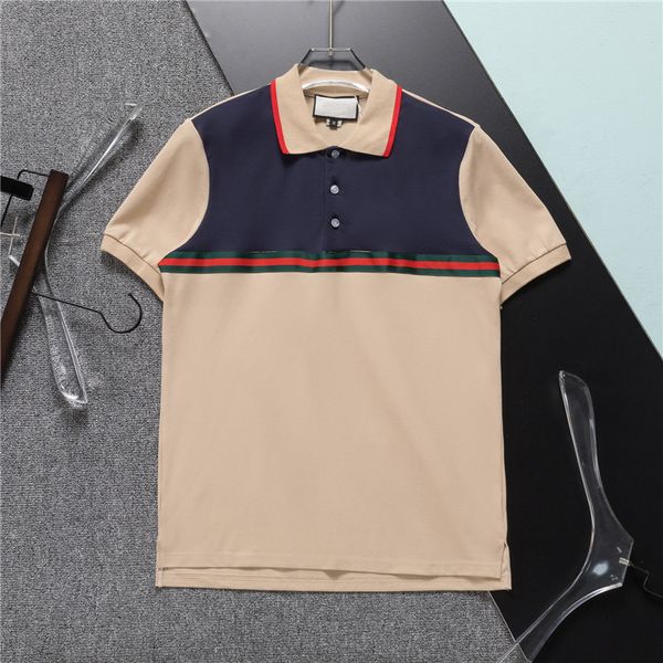 Polo da uomo polo da golf firmata per uomo estate polo designer nuove magliette di lusso da donna vacanza manica corta moda casual monogramma stampa griglia top taglia m l xl xxl xxxl