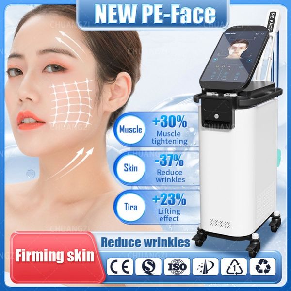 Emszero EMS Face Massager Beauty Element Antive Aging Muscle Muscle Muscle Spimilator ad alta intensità forte impulso magnetico hi emt vline faccia serraggio per salone