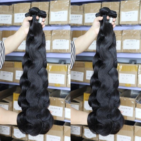 11a Body Wave Hair Bündel Luxus jungfräuliches Haar Seide unverarbeitete menschliche Haarverlängerungen peruanischer indischer malaysischer Kambodschaner Brasilianer