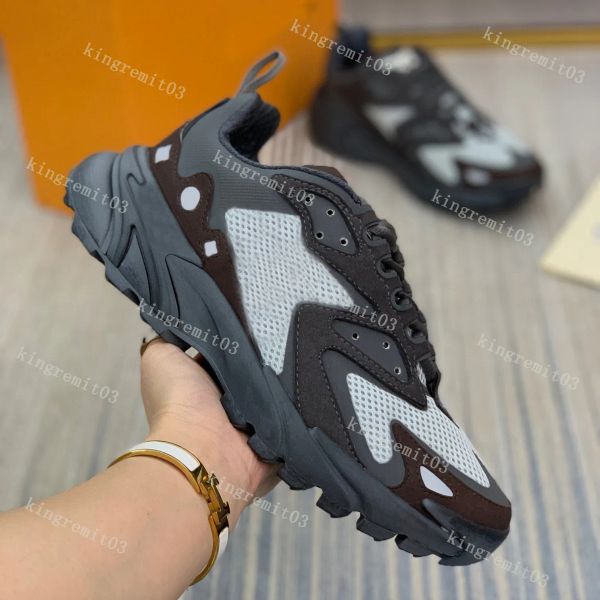 Tasarımcı Sneakers Runner Tatic Erkekler Ayakkabı Örgüsü Buzağı Retro Sneaker Moda Açık Mekan Koşu Eğitimleri Stil Tasarımcı Ayakkabı ile