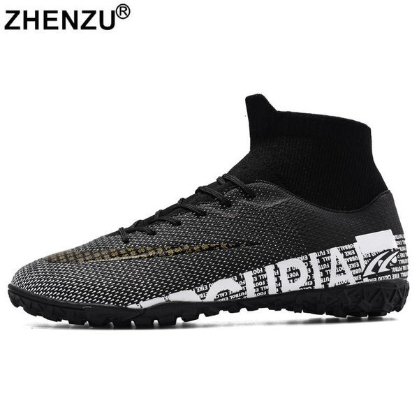 Sapatos de Segurança ZHENZU 35-45 Masculino Turf Chuteiras Menino Crianças Meninas Chuteiras Femininas Chuteiras Calçados Esportivos Tênis 230713