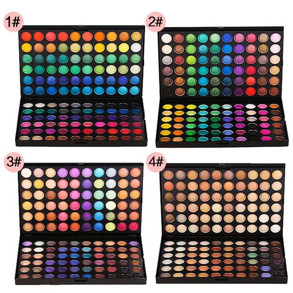 Lidschatten-Glitzer, wasserfeste Lidschatten-Palette, 120 Farben, leicht zu tragen, glatter Lidschatten, heller Regenbogen, mattes Augen-Make-up, Kosmetik, 230712