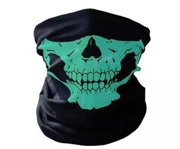 Случайные цвета бесшовные хип -хоп череп Банданас Волшебный головной платок езда на маске труб