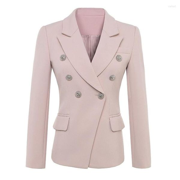 Abiti da donna Classic Designer Blazer manica lunga giacca doppiopetto Office Lady primavera autunno affari abiti da lavoro formali