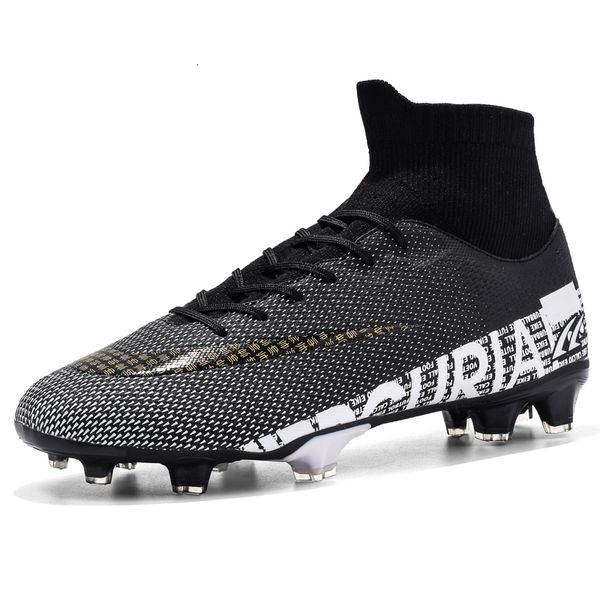 Scarpe antinfortunistiche Scarpe da calcio professionali per adulti FG / TF Scarpe da calcio con punte lunghe antiscivolo Scarpe da calcio per bambini giovani Scarpe con tacco alto Scarpe da calcio per erba sintetica 230713