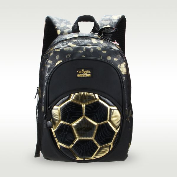 School Bags Australia Zaino da calcio originale Smiggle Golden zaino per bambini moda versatile borsa per bambini 7-16 anni 16 pollici 230712