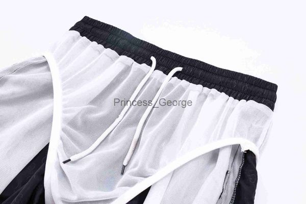 Мужские шорты Мужские шорты Дизайнерские короткие для мужчин и женщин Сетчатая ткань Короткие повседневные фитнес-спортивные пляжные классические брюки Летняя мода TSShort Быстросохнущая x07114 X0713