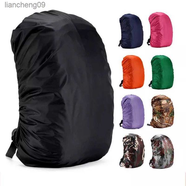 Pcs 35L 45L 70L Impermeabile Polvere Copertura antipioggia Zaino portatile Viaggio Campeggio Zaino Borsa Antipioggia Zaino Cover L230620