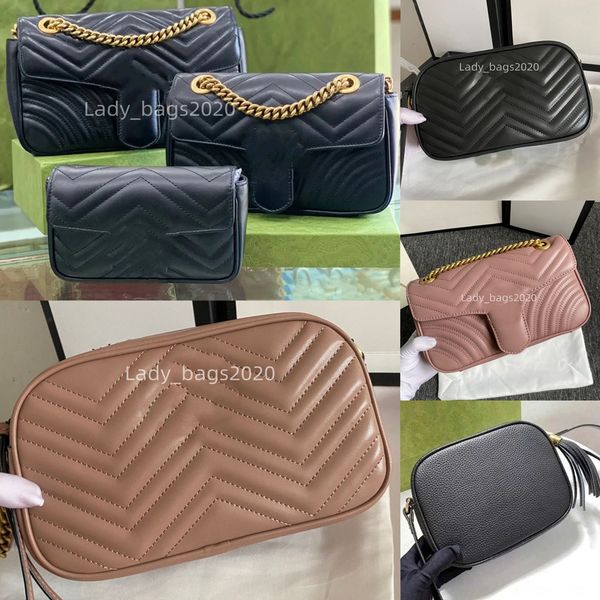 Clássico amor coração v onda padrão sacos designer soho sacos borla câmera bolsa de ombro corrente mulheres bolsas crossbody bolsa mensageiro cross body bag