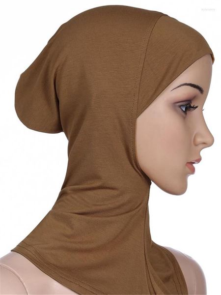 Etnik Giyim 12 PCS Bir Düzine Müslüman Kadın Kızlar Spor İç Hijab Caps İslami İslami Şapkalar Crossover Klasik Stil Toptan Satış