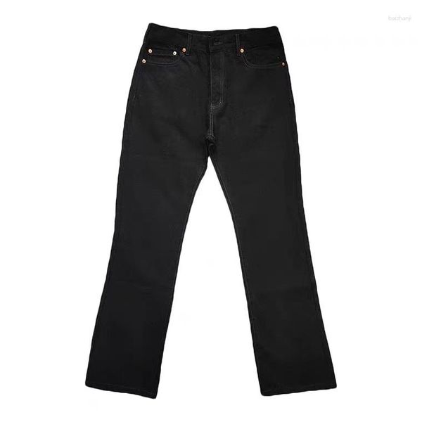 Herrenjeans 2023 Marke Classic Vujade Kenijima Chemist Black As Show Bone Cotton Denim Pants Comfort Casual S-L 140