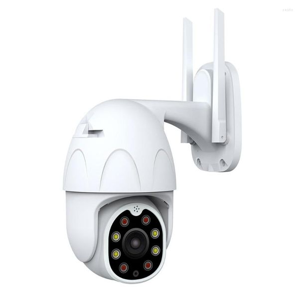 Câmeras de vídeo Tuya À prova d'água WiFi Câmera IP Detector de movimento 1080P 2MP Vigilância sem fio IR Night Vision Monitoramento interno e externo