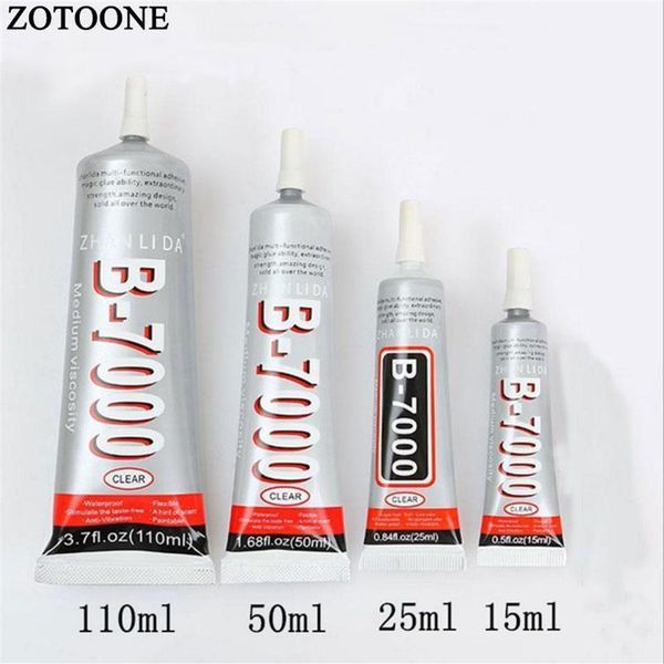 ZOTOONE 1PC Industrial Strength Super Adhesive Clear Liquid B-7000 Cola DIY Case para Celular Artesanato Pérolas Joias Strass D1313O