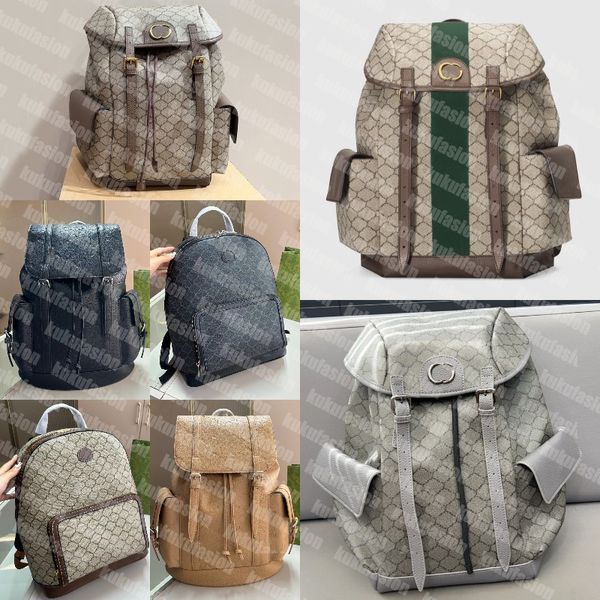 Moda tasarımcı sırt çantası erkekler deri okul çantası lüks ophidia totes arka paketi kadın omuz g sırt çantaları bagaj tote çanta