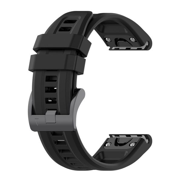 22 mm Fenix 7s 7 7X Pulseira de relógio de silicone de substituição Pulseira de relógio de borracha para pulseira de relógio Garmin