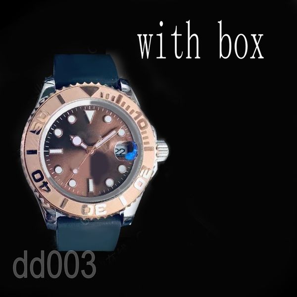 Relógio de luxo 40mm relógio de designer para homem yachtmaster fashion automático montre de luxe pulseira dobrável relógios de movimento de negócios terno luminoso festa SB037 C23