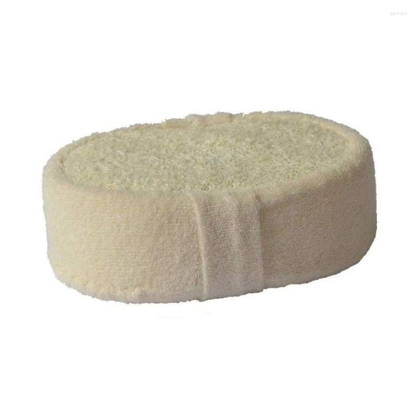 Conjunto de acessórios de banho Esponja natural Luffa Esfoliante de banho para corpo inteiro Escova de massagem saudável