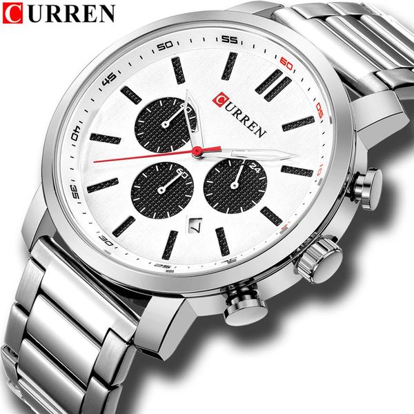 Top Marke Luxus herren Uhren Datum Uhr Männer Sport Timing Uhren CURREN Herren Quarz Casual Armbanduhr Relogio Masculino287o