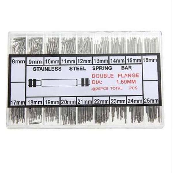 NOVO 360pcs 8-25mm Watchmaker Watch Tools Spring Bar Link Pins Tool Parts for Watch Repair Tool Kit Accessories229Z