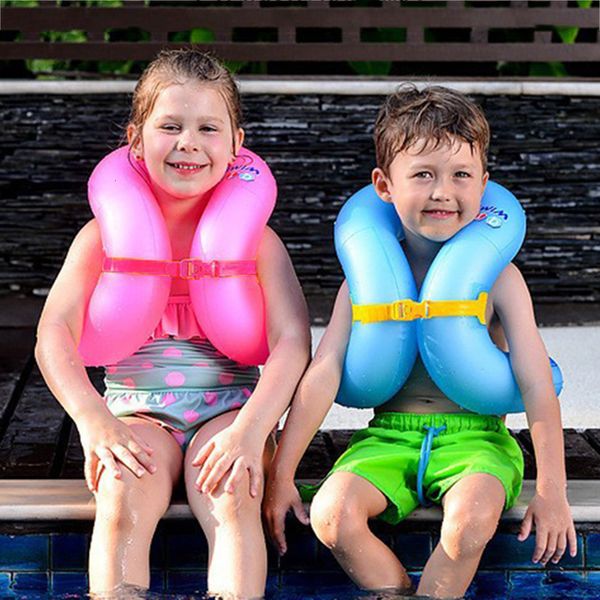 Colete salva-vidas bóia natação voltas infláveis flutuantes anéis de braço para crianças adultos piscina de água brinquedos ao ar livre à deriva barco 230713