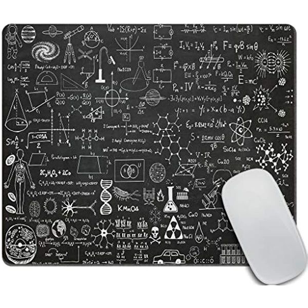 Cool Science Mouse Mat Pad Biology Chemistry Teacher Gift PC Computer Mouse Pad Rettangolo personalizzato Tappetino per mouse in gomma antiscivolo