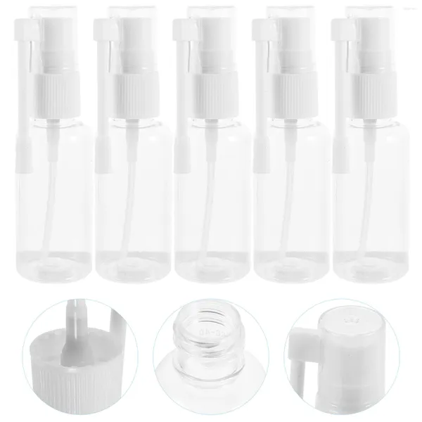 Bottiglie di stoccaggio 10 pezzi Detersivo Sapone Contenitore da viaggio Spray Tronco piccolo Spruzzatore nasale per nebulizzazione per animali domestici