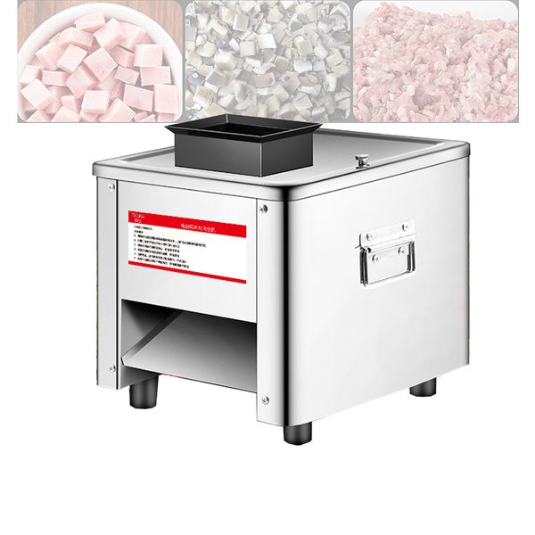 Automatische Fleischschneidemaschine Elektrischer Fleischschneider Fleischblockschneider Edelstahl-Gemüseschneidermaschine