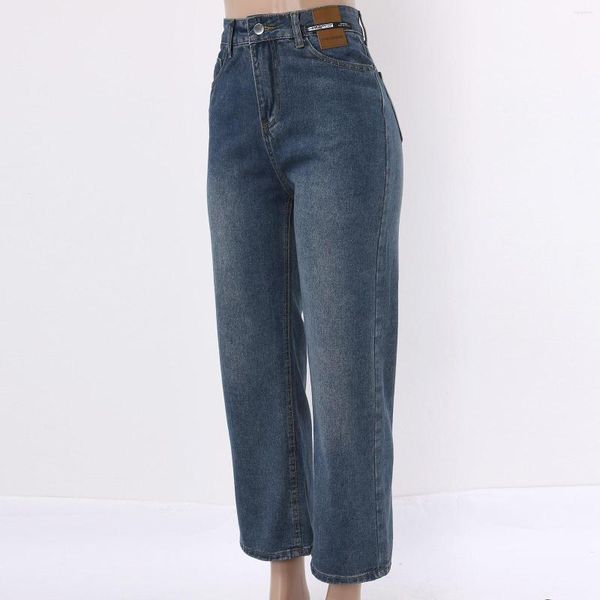 Женские джинсы летние женские грузовые брюки с высокой талией распущенной.