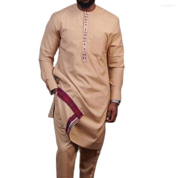 Tute da uomo Arabo Musulmano Dubai Abiti Set Moda Uomo Tuta Moletom Masculino Dashiki Robe Africaine 2023