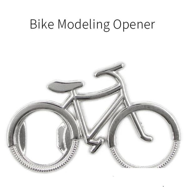 Abridores bonitos da moda bicicleta metal cerveja garrafa abridor chaveiro chaveiro para amante motociclista presente criativo ciclismo dh0248 gota dhvji