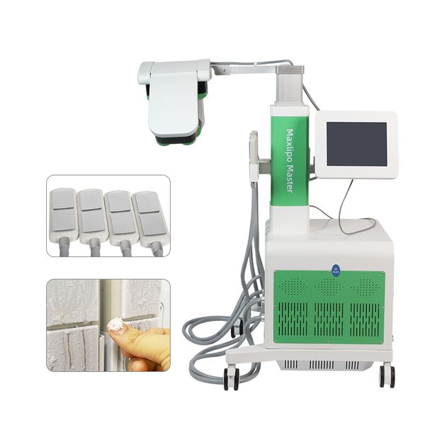 Health Beauty 10D Laser + Ems + Cryo Pads 3 e 1 635nm 532nm Laser Verde Luce rossa Rimozione della cellulite