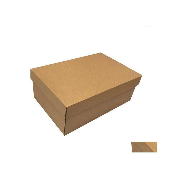 Подарочная упаковка 10 шт. Пользовательская обувь картонная упаковка рассылка для перемещения коробок с гофрированной бумажной коробкой для упаковки1 доставка Drow Home Dh1lz