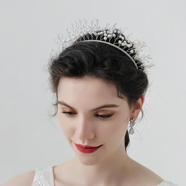 Kopfbedeckungen, handgefertigte Perlen-Stirnbänder für Frauen, Braut, Hochzeit, Haarschmuck, Abschlussball, Haarbänder, Party, Braut, Kopfschmuck, Schmuck, Geschenk