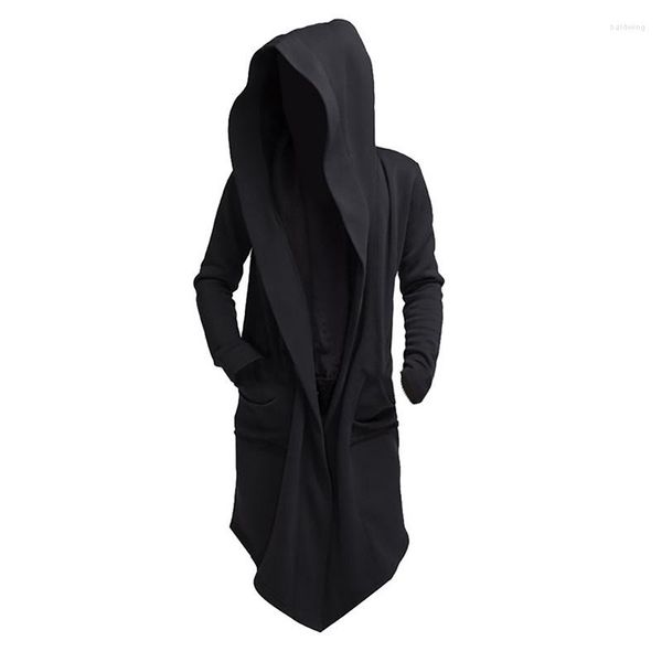 Jaquetas masculinas 2023 moletons com capuz masculino preto hip hop manto moletons moda jaqueta mangas compridas capa casacos outwear