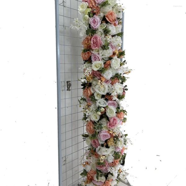 Flores decorativas SPR Suprimentos para casamento sob medida Arranjo de flores artificiais Recepção Portão da lua Palco Pano de fundo Arco de moldura