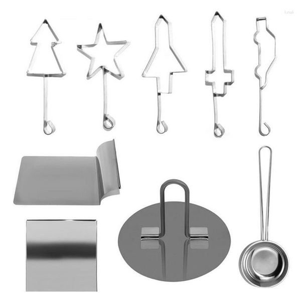 Backformen-Werkzeuge, Ausstechformen-Set, 9-teiliges Stern-Ausstechformen-Set, Form, korrosionsbeständig, DIY, langlebig, für weiches Obst, Muffin, Sandwich