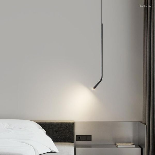 Lampadari Tutto in rame Lampadario da comodino Camera da letto Designer minimalista Soggiorno creativo Sfondo muro 2023 Apparecchi di illuminazione