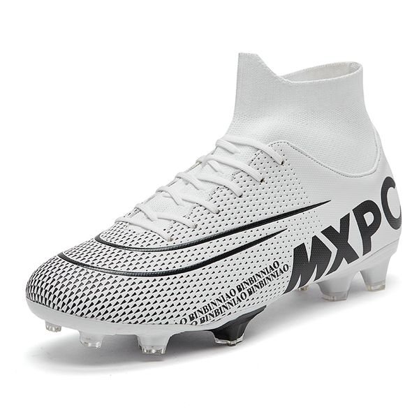 Sapatos sociais masculinos chuteiras de futebol de cano alto antiderrapantes chuteiras de futebol indoor Chuteira de campo para meninos 230714