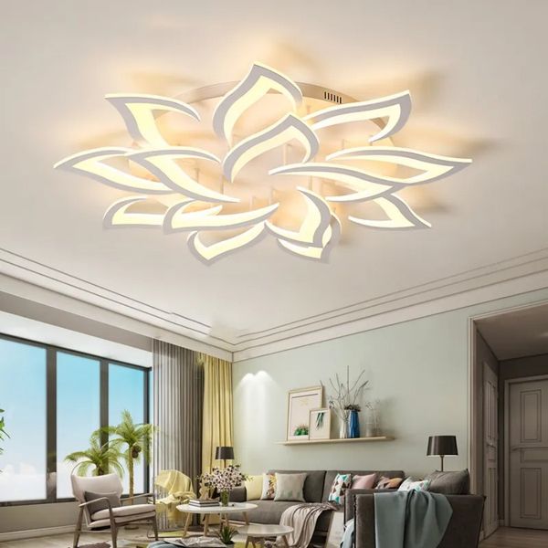 Lumo a soffitto a led Lustre lampadario camera da letto lampadario soggiorno per la sala da pranzo cucina traf decorazione moderna decorazione a ciondolo dimmerabile smart