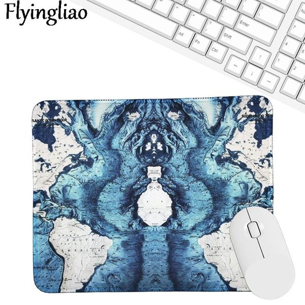 Мировая карта милая настольная панель Mouse Pad Laptop Mouse Pad Pad Keyboard Protector Protector School Office Office